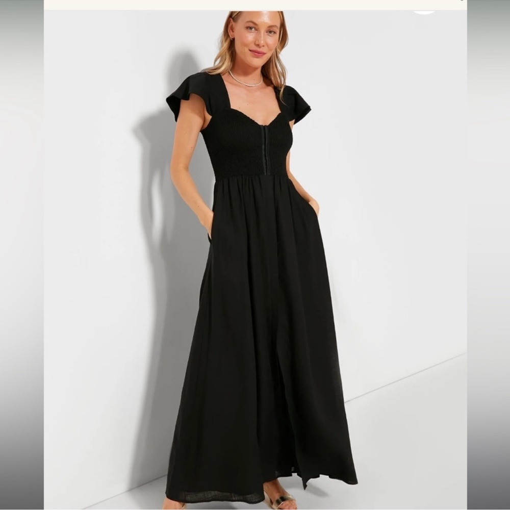 New with Original Tags. Tuckernuck Pomander Place Black Phoebe Maxi Dress Size L